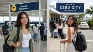 Manila to Cebu City departure and arrival scene for route planning