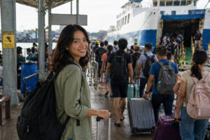 Ferry boarding process for travelers heading from Manila to Cebu City