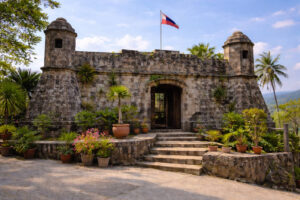 Fort San Andres in Romblon Town under a blue sky