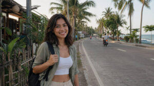 General Luna coastal road in soft morning light for a Siargao itinerary 4 days feature