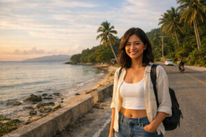 Calm shoreline scene for a Siquijor travel guide for first-timers