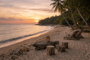Quiet sunset moment in a Siquijor travel guide for low-stress island trips