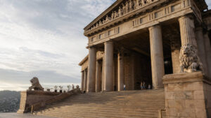Late afternoon at Temple of Leah for Temple of Leah entrance fee comfort and photo planning