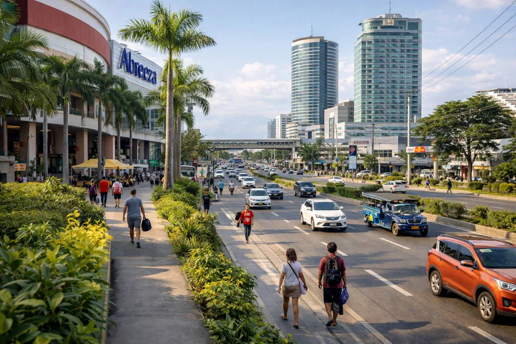 Bajada and Abreeza area in Davao City for travelers deciding where to stay in Davao City
