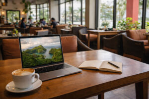 Laptop-friendly Davao City stay setup for remote work and where to stay in Davao City planning