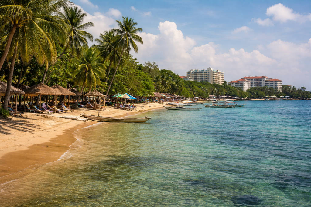 Where to Stay in Mactan: Best Areas for First-Timers Coastline view illustrating where to stay in Mactan for first-time visitors