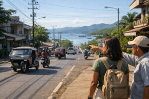 Where to stay in Puerto Princesa guide showing a practical city base and coastal setting