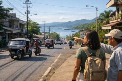 Where to stay in Puerto Princesa guide showing a practical city base and coastal setting