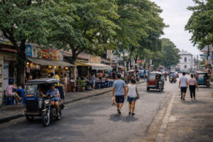 City Proper stay area near Plaza Salcedo in Vigan