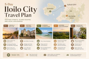 Iloilo City itinerary 5 days route plan with a realistic buffer day.