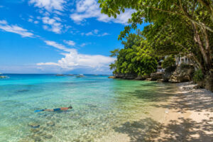 Calm sea conditions during the best time to visit Siquijor