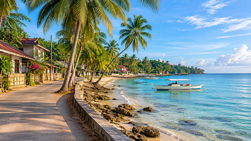 Siquijor coastline during the best time to visit Siquijor