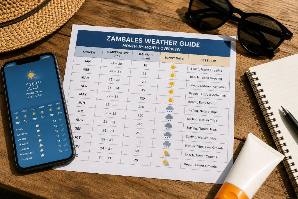 Month-by-month guide to the best time to visit Zambales