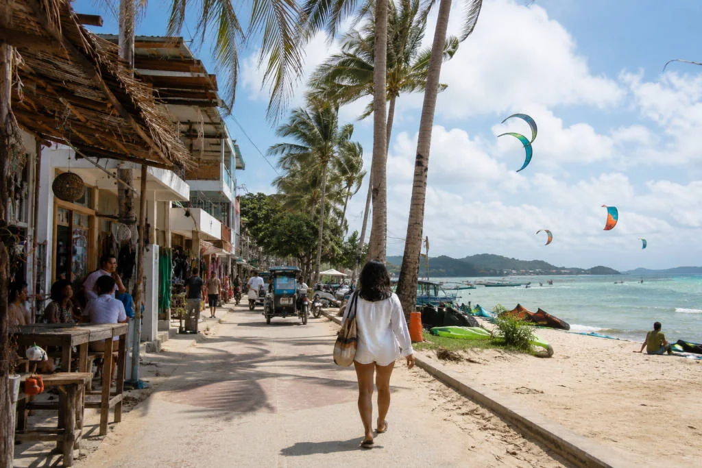 Bulabog Beach as a practical base in this boracay digital nomad guide