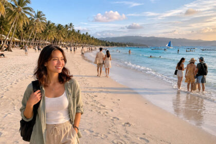 White Beach scene for a realistic Boracay itinerary 7 days plan with buffers