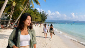 White Beach station walk for a slow Boracay itinerary 7 days plan