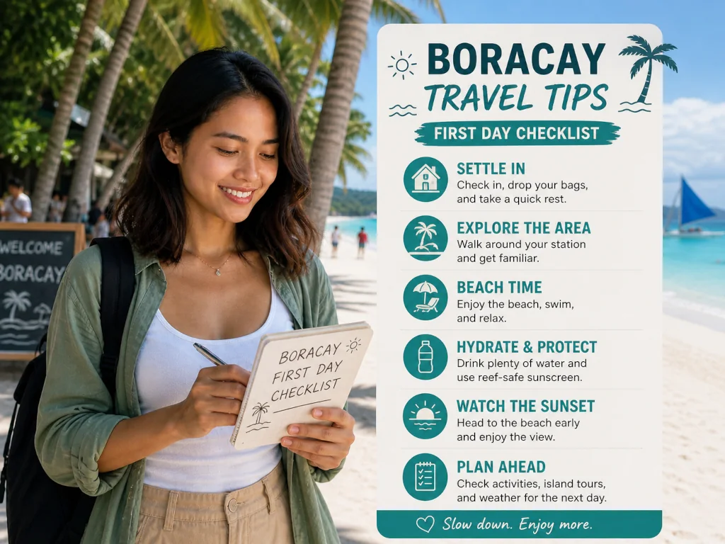 Boracay travel tips for pacing beach time during midday heat