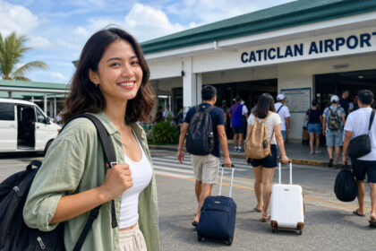 Caticlan Airport to Boracay transfer with luggage and island arrival mood
