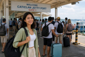 Caticlan Airport to Boracay route through Caticlan Jetty Port