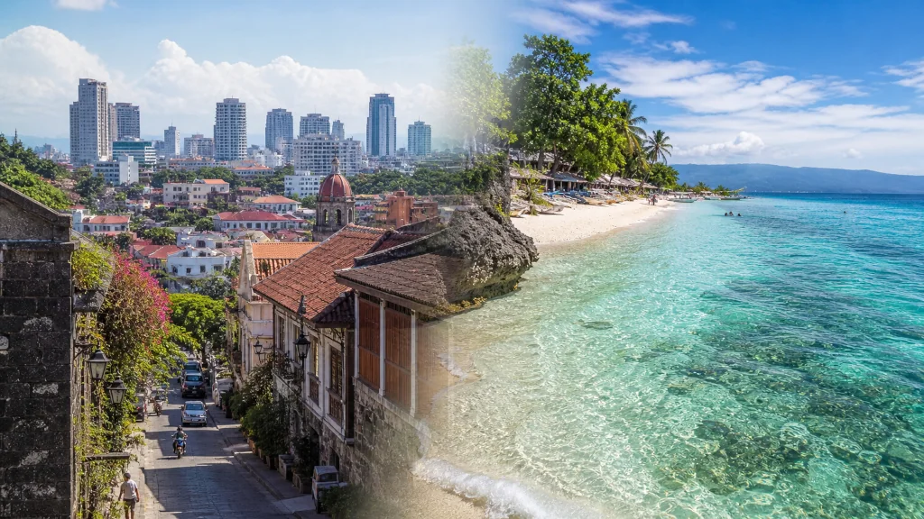 Cebu City vs Moalboal City Base vs Beach Base comparison for choosing a Cebu travel base