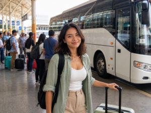 Transport option of bus for Cebu City vs Moalboal City Base vs Beach Base comfort planning