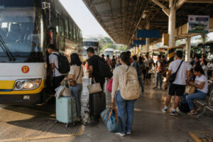 Bus transport option for traveling from Cebu City to Simala Shrine