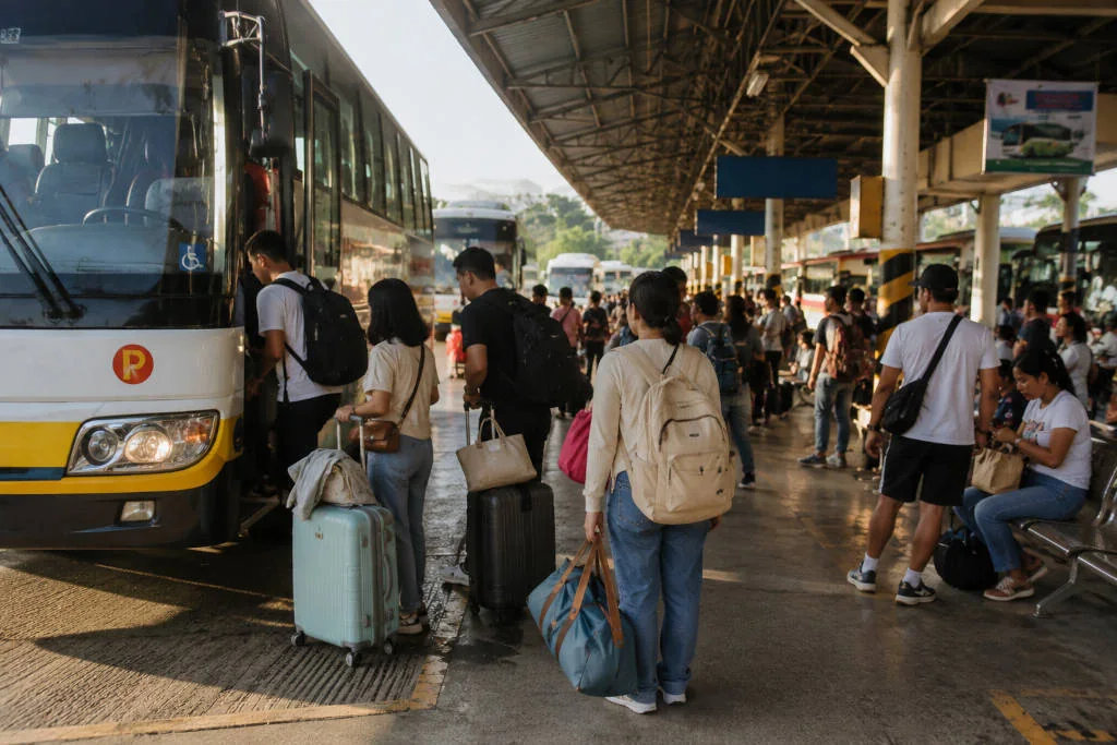 Bus transport option for traveling from Cebu City to Simala Shrine