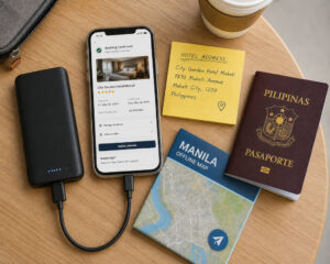 Travel screenshots to save before a Clark Airport to Baguio trip