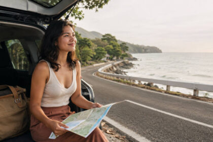 Day trips from La Union planning scene with a calm coastal road