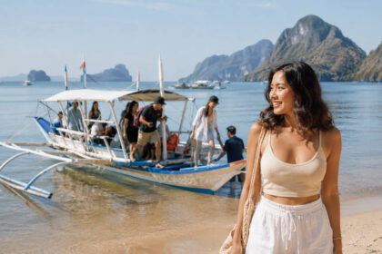 Day trips from Puerto Princesa with island boats and calm Palawan scenery