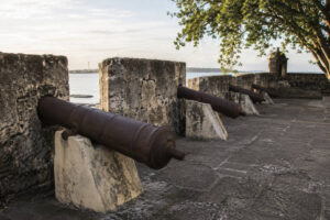 Cannons inside Fort San Pedro Cebu