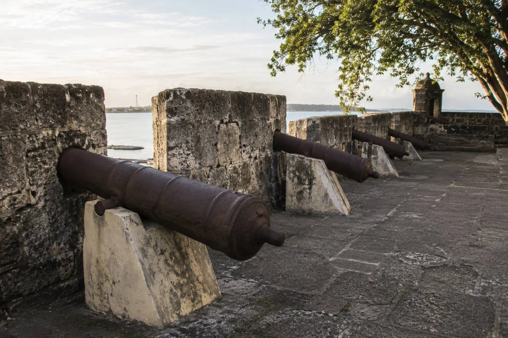 Cannons inside Fort San Pedro Cebu