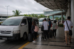 Van transfer option for how to get around Cagayan de Oro