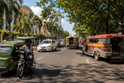 Local transport scene showing how to get around Davao City