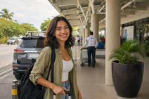 Luggage-friendly choice for how to get around Puerto Princesa after arrival