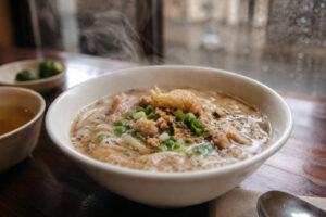 Warm batchoy stop for Iloilo City rainy season travel