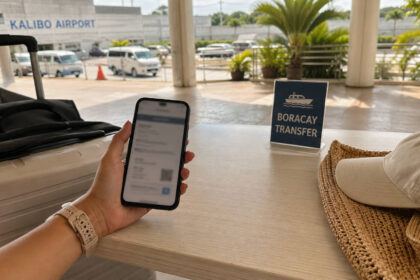kalibo airport to boracay transfer planning with luggage and booking details