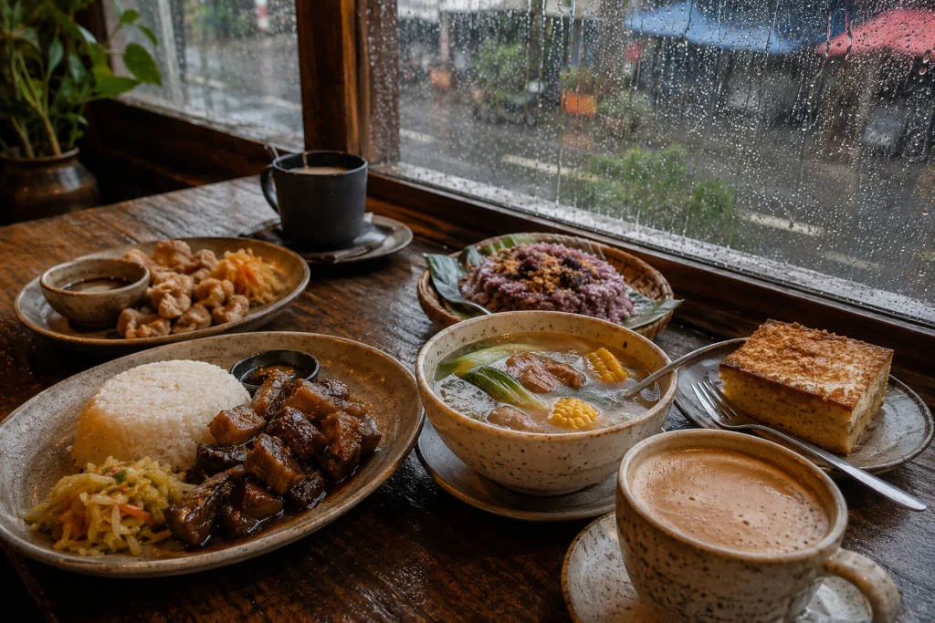 La Union rainy day food trip with warm comfort food