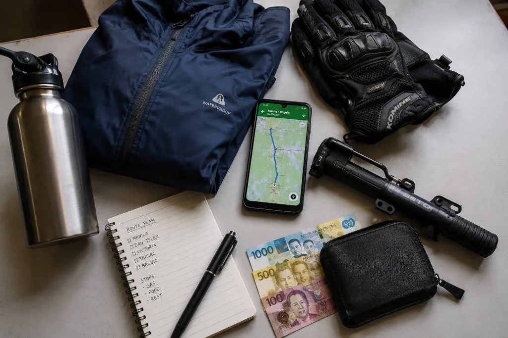 Route-planning essentials for the Manila to Baler motorcycle route