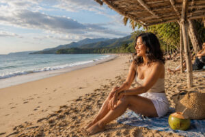 Nagtabon Beach for slower day trips from Puerto Princesa