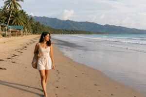 Relaxed Nagtabon Beach day for a slower Puerto Princesa itinerary 7 days plan