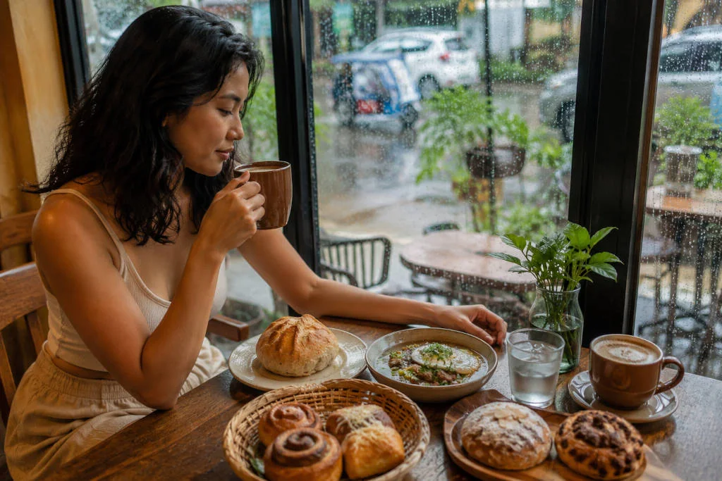 Easy Puerto Princesa rainy day food trip stop during rainy weather