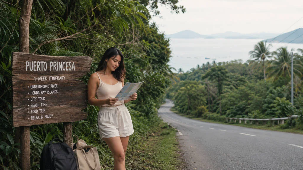 Puerto Princesa itinerary 7 days realistic travel plan with nature and coastal scenery