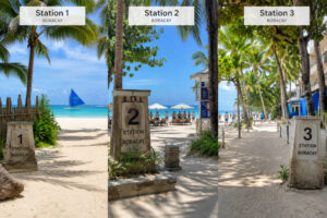 Solo travel Boracay station areas for choosing where to stay