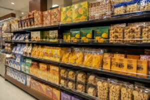 Mall pasalubong shelf for souvenir shopping in Cebu City
