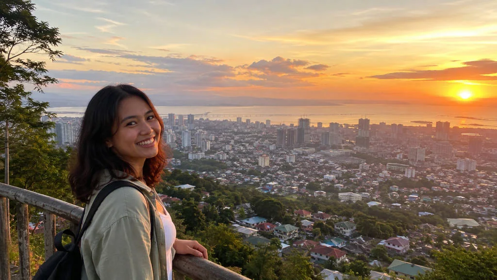 Sunset spots in Cebu City with skyline views from a high Busay viewpoint