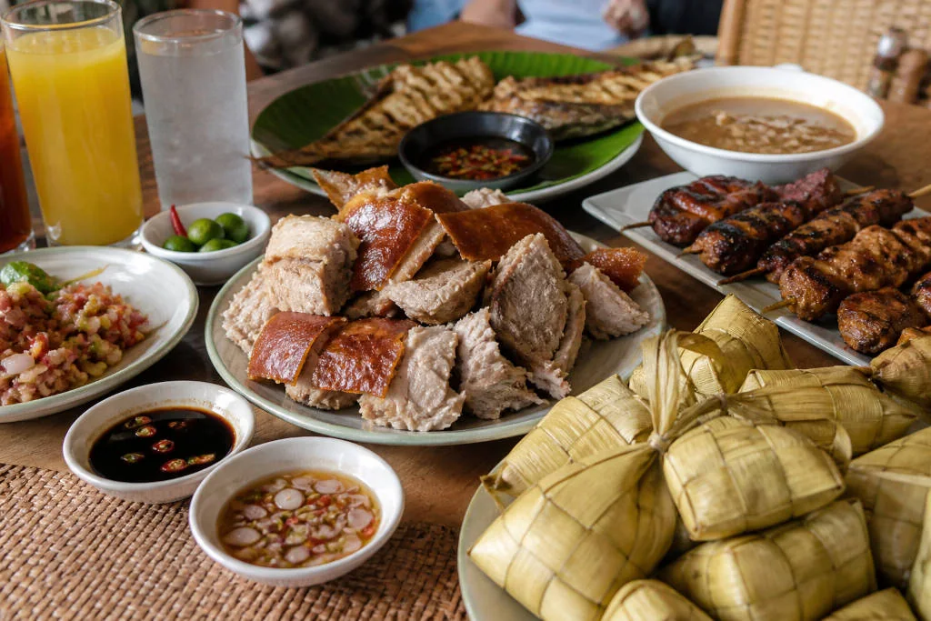 things to do in Cebu City on a Cebu food trip with lechon and puso