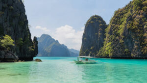 Private Boat Tour on calm blue water for a things to do in El Nido guide