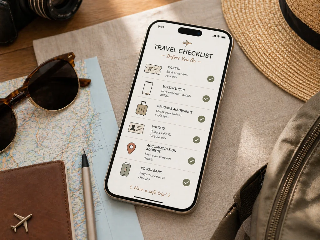 Travel screenshots to save before Cebu City to La Union