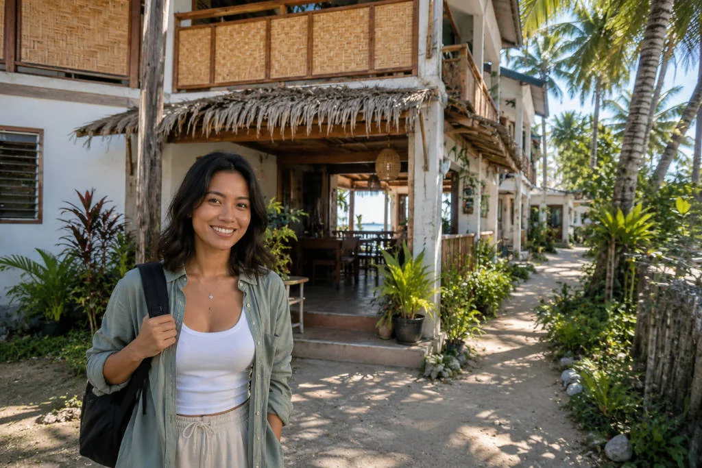 Beachfront guesthouse option for where to stay in Siquijor